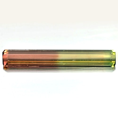 Natural Bi Color Tourmaline Gemstones 3.80 Ct. Octagon Shape 27 x 4.1 Mm.: Product ID: 807237836 Product Name: Natural Tourmaline Weight: 3.80 CT. Size: 27 x 4.1 x 3.2 MM. Shape: Octagon Color: Bi Color Clarity:VVS Luster: Good Gems Origin: Nigeria Treatment: Unheated Crysta