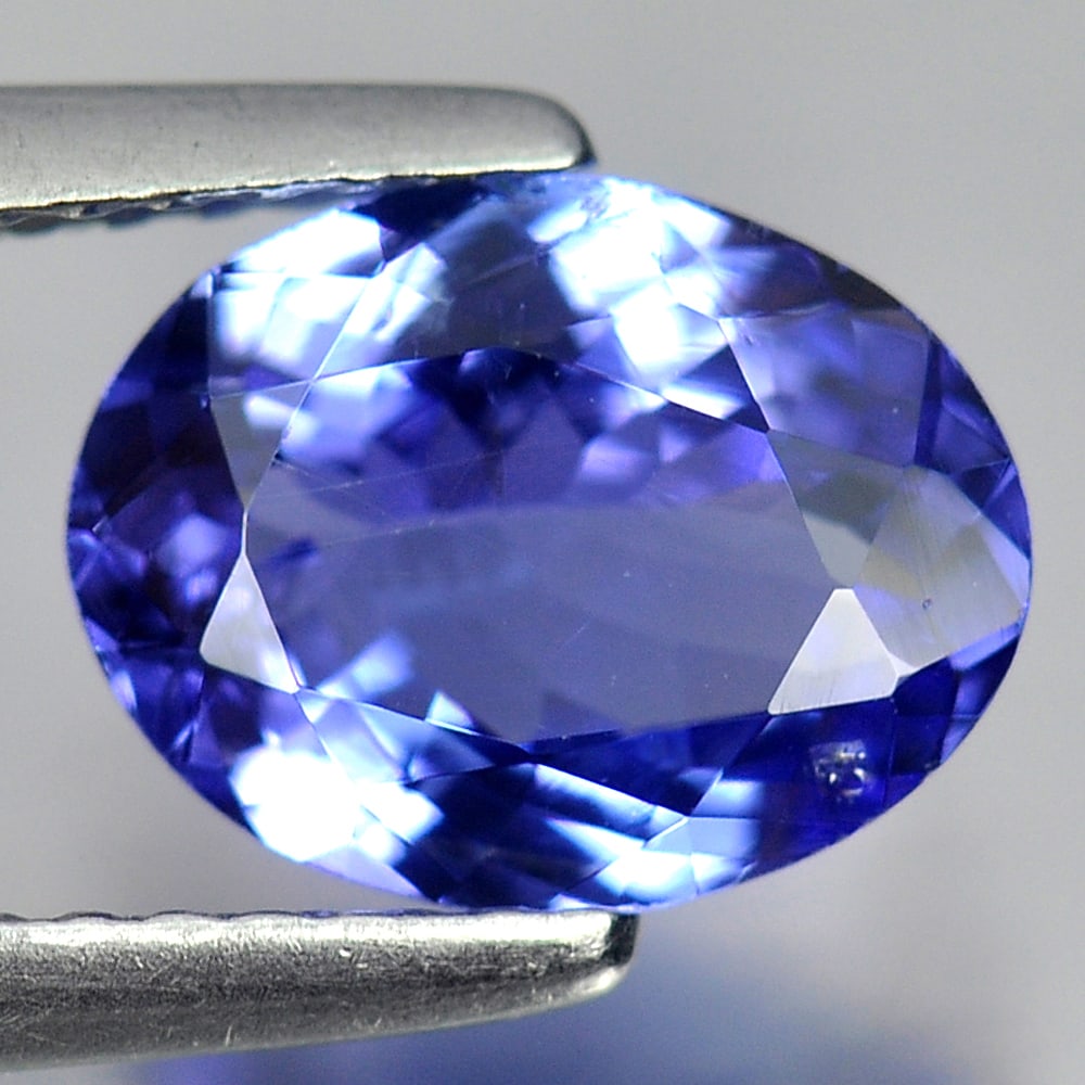 Natural Blue Tanzanite Gemstones 1.60 Ct. Oval Shape 8.9 x 6.8 Mm. (1 of 3)