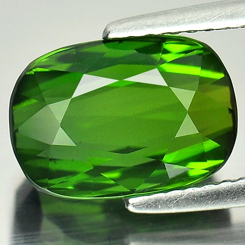 Natural Green Tourmaline Gemstones 4.46 Ct. Clean Cushion Shape 11.3 x 7.9 Mm. - 2