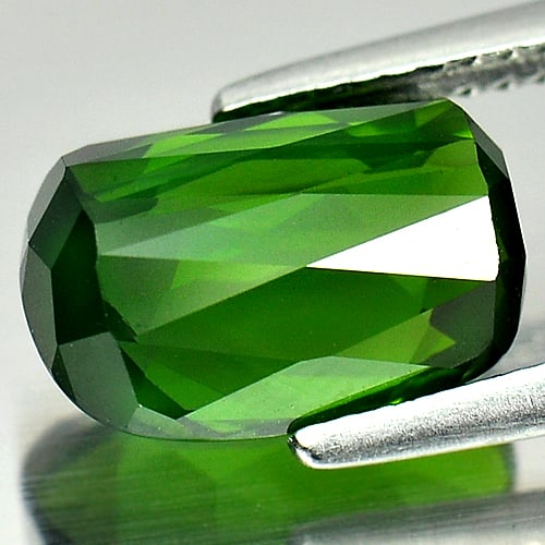 Natural Green Tourmaline Gemstones 4.46 Ct. Clean Cushion Shape 11.3 x 7.9 Mm. - 3