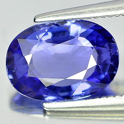 Natural Blue Tanzanite Gemstones 2.06 Ct. Clean Oval Shape 9.6 x 6.9 Mm.: Product ID: 807006465 Product Name: Natural Tanzanite Weight: 2.06 CT. Size: 9.6 x 6.9 x 3.9 MM. Shape: Oval Color: Violetish Blue Clarity:IF Luster: Very Good Gems Origin: Tanzania Treatment: Heated 