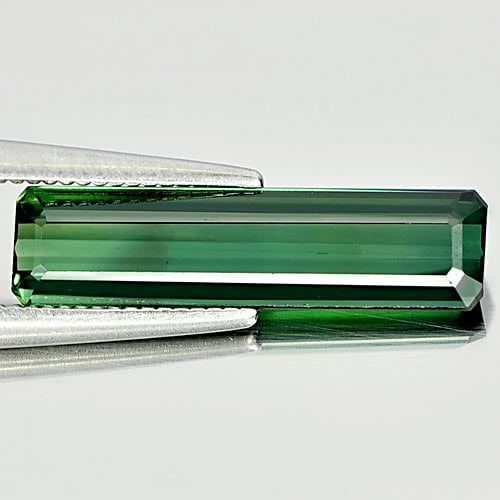 Natural Green Tourmaline Gemstones 2.34 Ct. Clean Octagon Shape 17.3 x 4.4 Mm.: Product ID: 807246651 Product Name: Natural Tourmaline Weight: 2.34 CT. Size: 17.3 x 4.4 x 3 MM. Shape: Octagon Color: Green Clarity:IF Luster: Very Good Gems Origin: Nigeria Treatment: Unheated Cryst