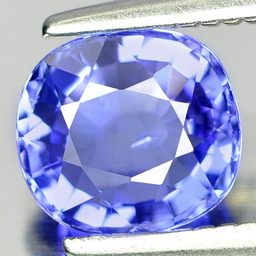 Natural Blue Tanzanite Gemstones 1.02 Ct. Oval Shape 6.3 x 5.8 Mm.: Product ID: 807006538 Product Name: Natural Tanzanite Weight: 1.02 CT. Size: 6.3 x 5.8 x 3.4 MM. Shape: Oval Color: Violetish Blue Clarity:VSI Luster: Good Gems Origin: Tanzania Treatment: Heated Crys