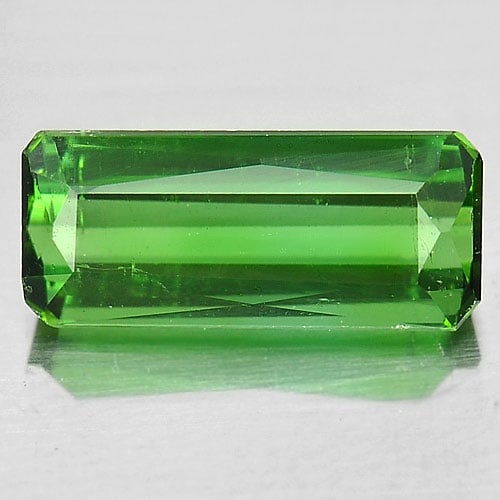 Natural Green Tourmaline Gemstones 1.74 Ct. Octagon Shape 10.5 x 4.6 Mm.: Product ID: 807245553 Product Name: Natural Tourmaline Weight: 1.74 CT. Size: 10.5 x 4.6 x 3.8 MM. Shape: Octagon Color: Green Clarity:VSI Luster: Good Gems Origin: Nigeria Treatment: Unheated Crystal