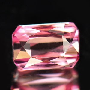 Natural Pink Tourmaline Gemstones 0.80 Ct. Clean Octagon Shape 6 x 4.1 Mm.: Product ID: 807232802 Product Name: Natural Tourmaline Weight: 0.80 CT. Size: 6 x 4.1 x 3.5 MM. Shape: Octagon Color: Pink Clarity:IF Luster: Good Gems Origin: Nigeria Treatment: Unheated Crystal Stru