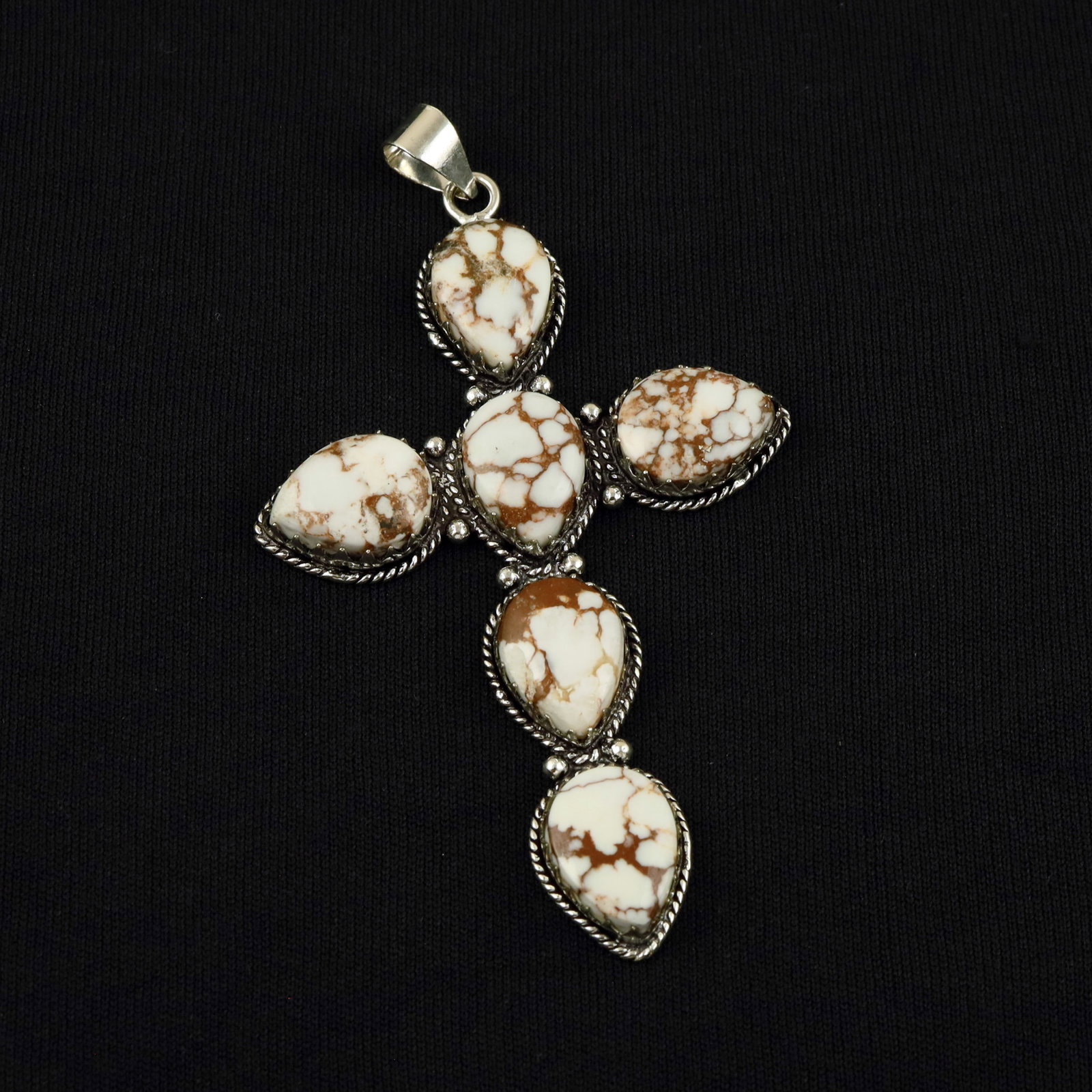 Natural Wild Horse Silver Plated Handmade Pendant: Product ID: 260512164616 Product - Handmade Silver Plated Pendant Metal - 92.5 Sterling Silver Plated Pendant Size - 3x2 Inch Gemstone - Wild Horse Gemstone Origin - United States Gemstone Size - 12X1