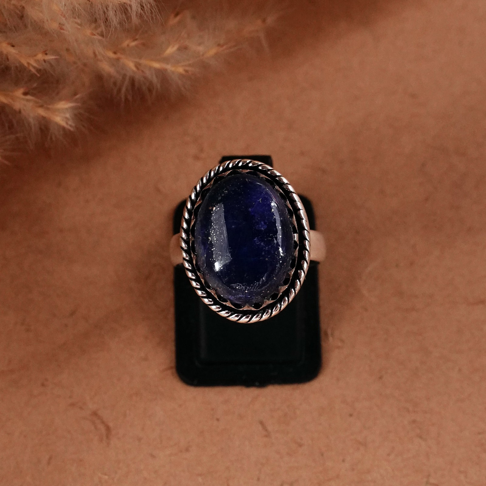 Natural Lapis Lazuli Silver Plated Handmade Ring - 7MM: Product ID: 260510125044 Product - Handmade Silver Plated Ring Metal - 92.5 Sterling Silver Plated Ring Size - 7MM Gemstone - Lapis Lazuli Gemstone Origin - Afghanistan Gemstone Size - 12X16 MM Gemsto