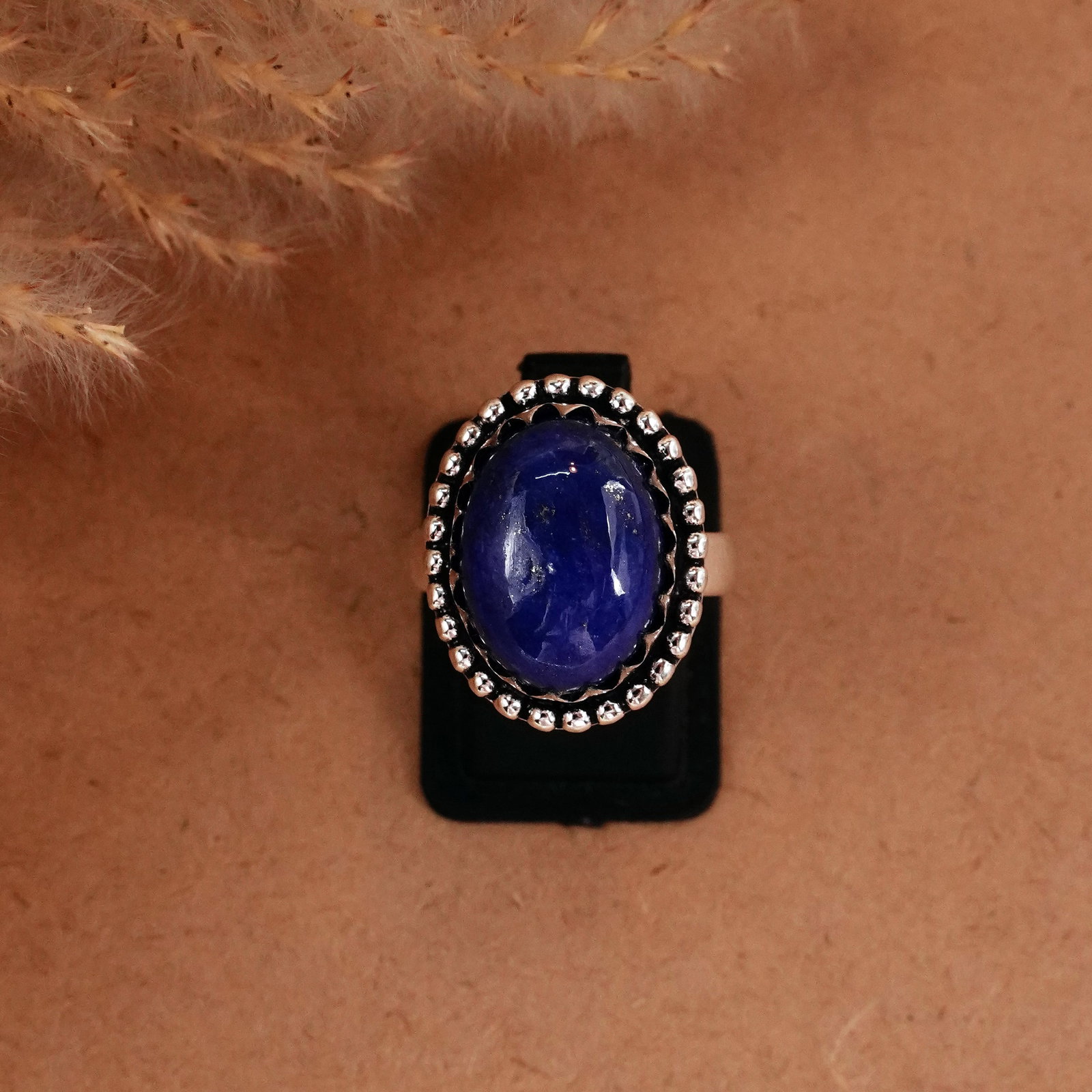 Natural Lapis Lazuli Silver Plated Handmade Ring - 7MM: Product ID: 260510122543 Product - Handmade Silver Plated Ring Metal - 92.5 Sterling Silver Plated Ring Size - 7MM Gemstone - Lapis Lazuli Gemstone Origin - Afghanistan Gemstone Size - 12X16 MM Gemsto
