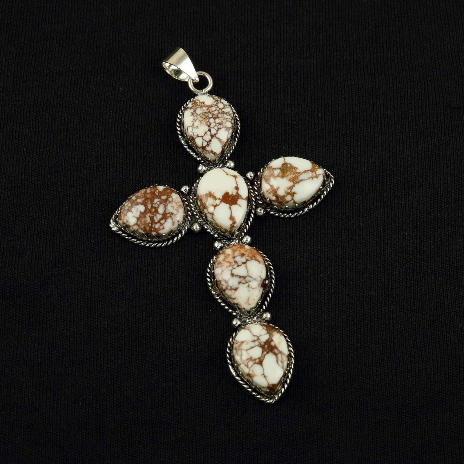 Natural Wild Horse Silver Plated Handmade Pendant: Product ID: 260512164445 Product - Handmade Silver Plated Pendant Metal - 92.5 Sterling Silver Plated Pendant Size - 3x2 Inch Gemstone - Wild Horse Gemstone Origin - United States Gemstone Size - 12X1