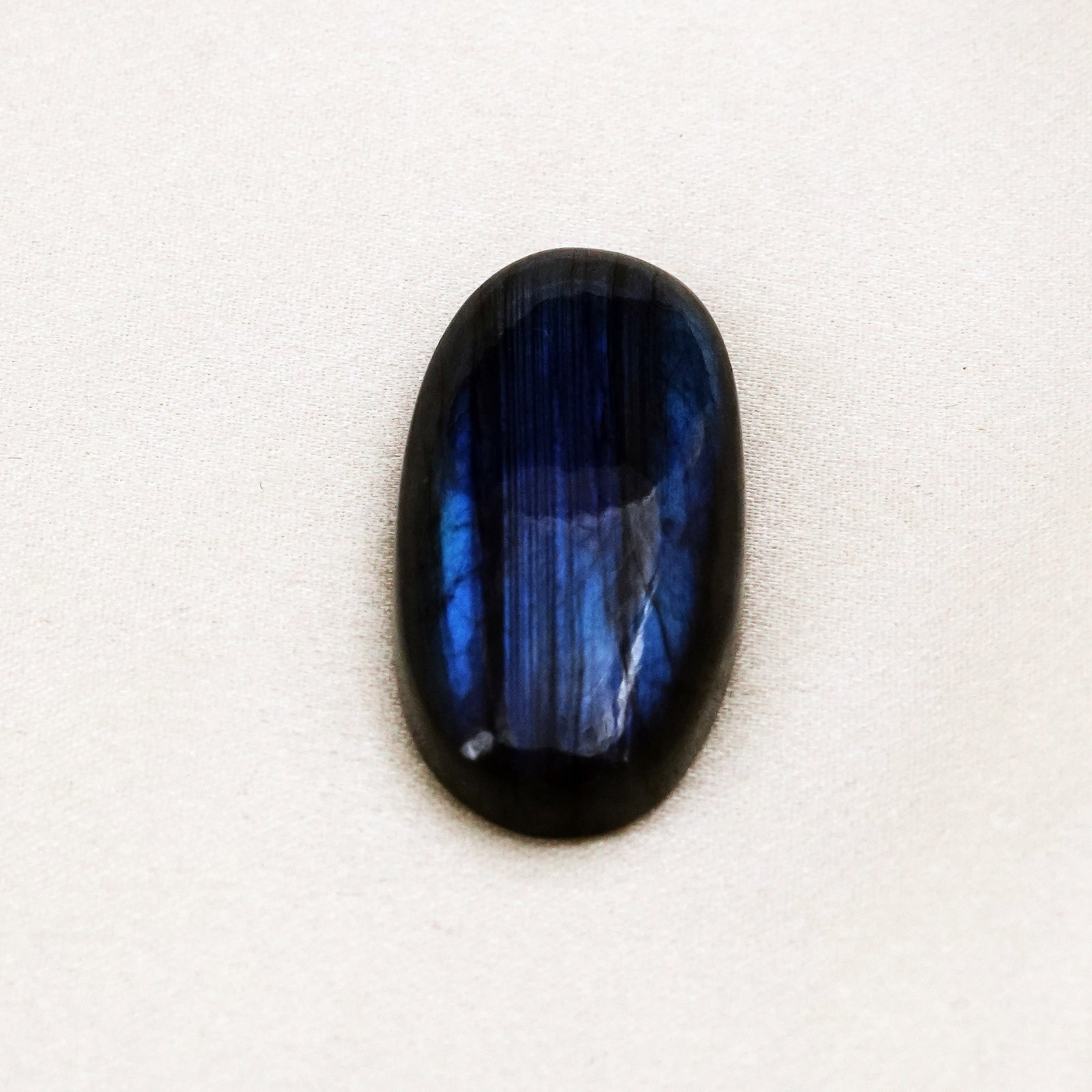 Natural Labradorite Stone 38X19 MM (1 of 4)