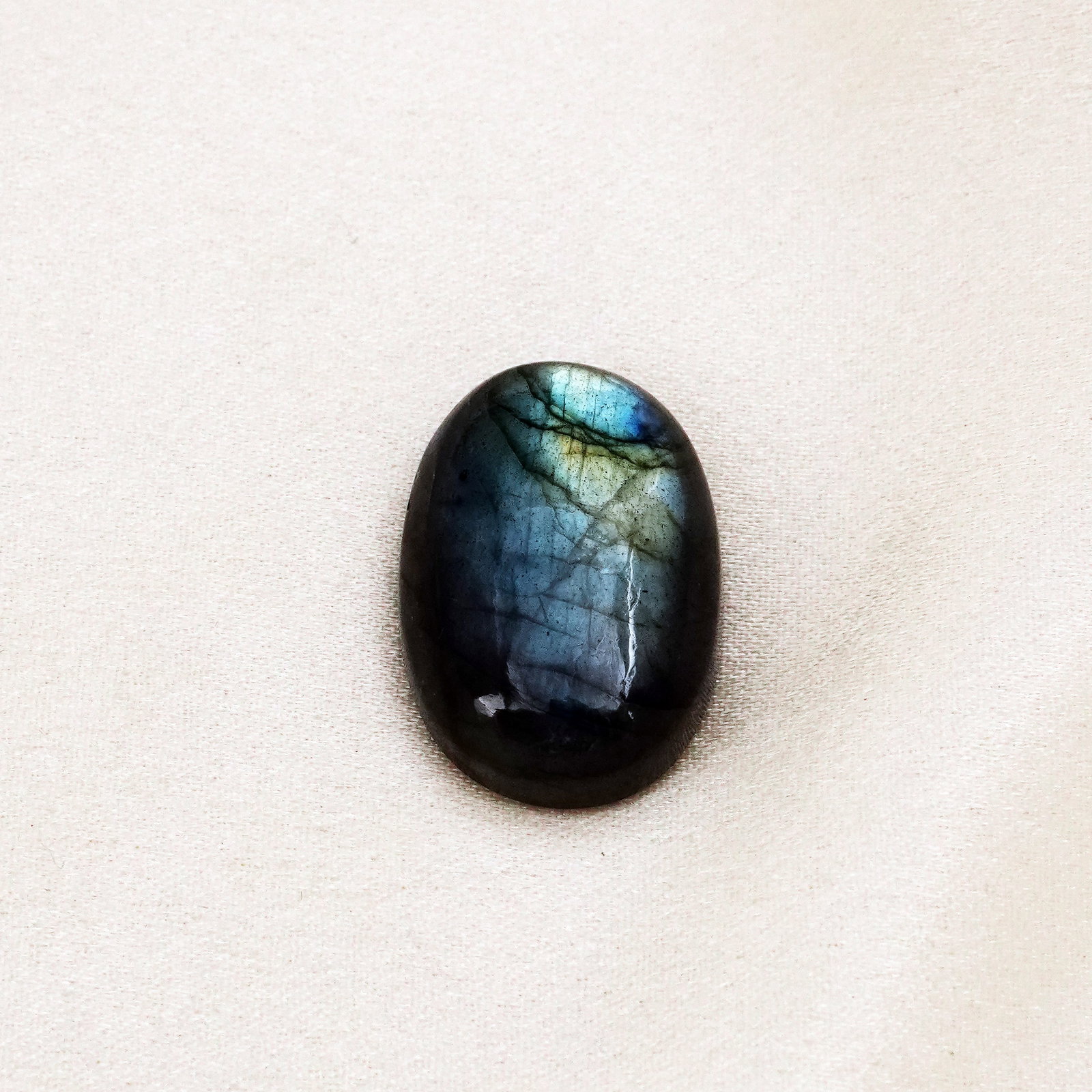Natural Labradorite Stone 26X18 MM (1 of 3)