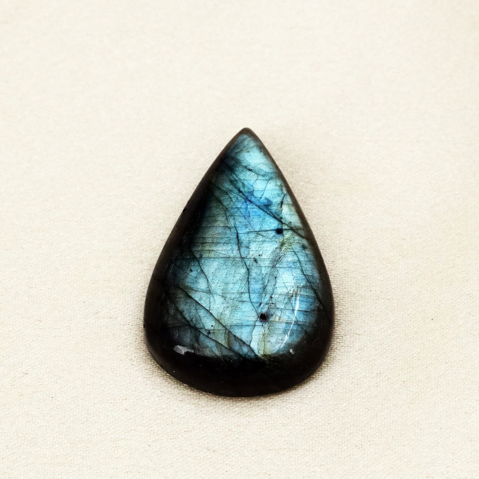 Natural Labradorite Stone 38X24 MM (1 of 4)