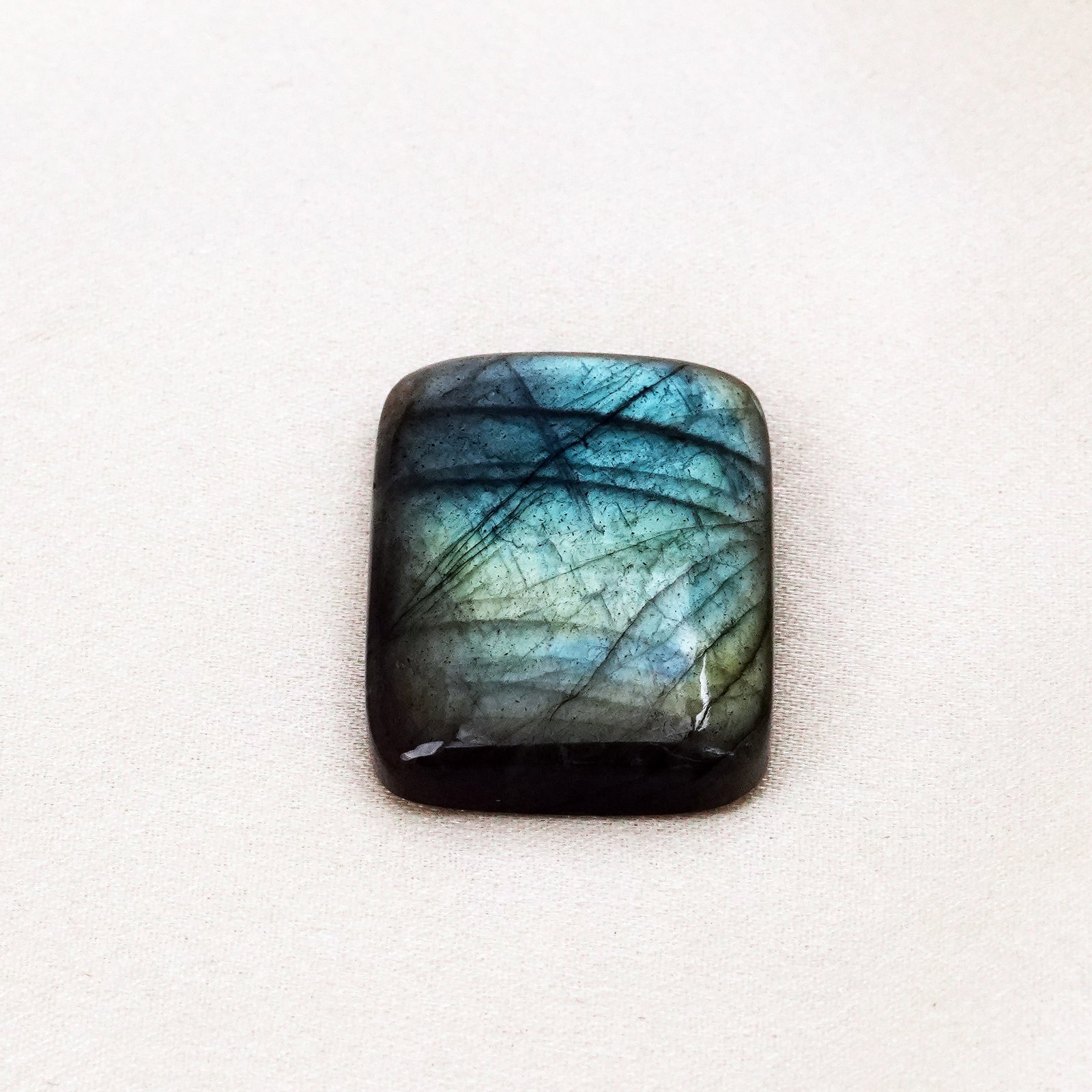 Natural Labradorite Stone 32X25 MM (1 of 4)