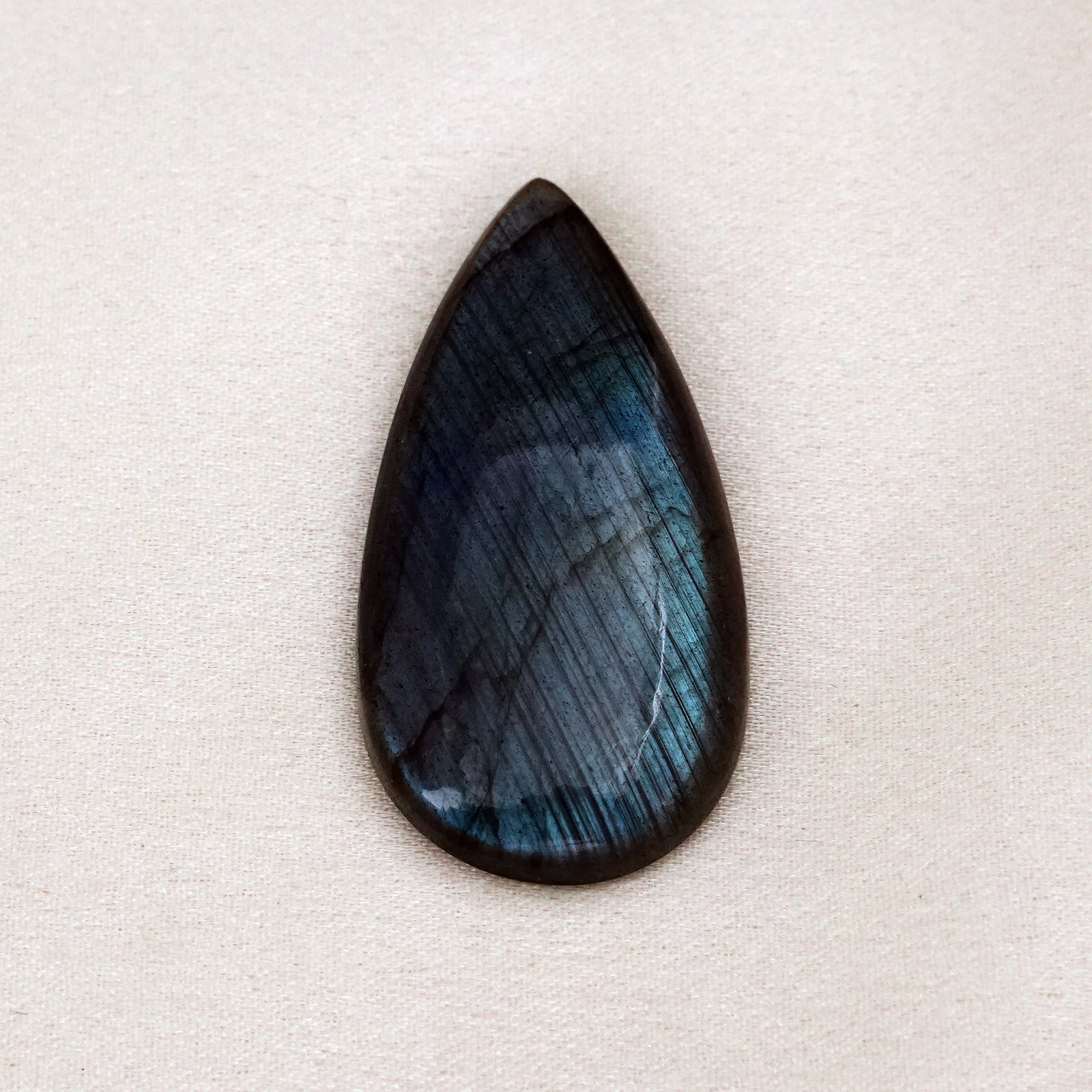 Natural Labradorite Stone 46X23 MM (1 of 4)