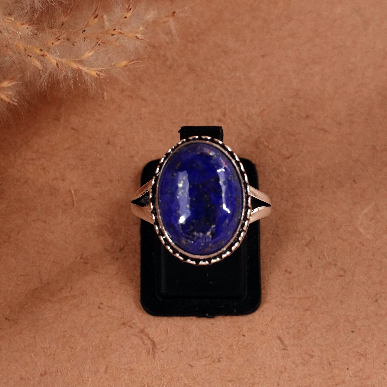 Natural Lapis Lazuli Silver Plated Handmade Ring - 9MM: Product ID: 260510124424 Product - Handmade Silver Plated Ring Metal - 92.5 Sterling Silver Plated Ring Size - 9MM Gemstone - Lapis Lazuli Gemstone Origin - Afghanistan Gemstone Size - 12X16 MM Gemsto