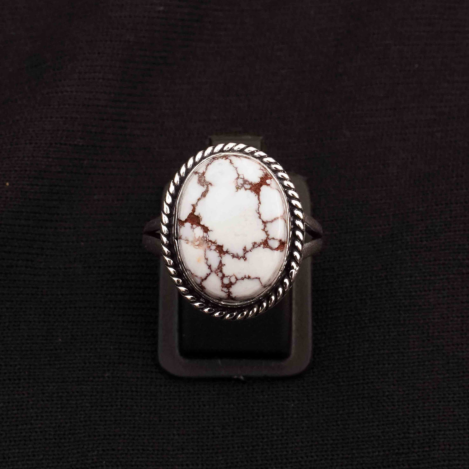 Natural Wild Horse Silver Plated Handmade Ring - 9MM: Product ID: 260413124453 Product - Handmade Silver Plated Ring Metal - 92.5 Sterling Silver Plated Ring Size - 9MM Gemstone - Wild Horse Gemstone Origin - United States Gemstone Size - 12X16 MM Gemsto