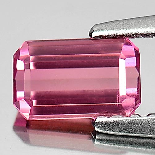 Natural Pink Tourmaline Gemstones 0.62 Ct. Clean Octagon Shape 6.8 x 3.9 Mm.: Product ID: 807248970 Product Name: Natural Tourmaline Weight: 0.62 CT. Size: 6.8 x 3.9 x 2.7 MM. Shape: Octagon Color: Pink Clarity:IF Luster: Very Good Gems Origin: Nigeria Treatment: Unheated Cryst