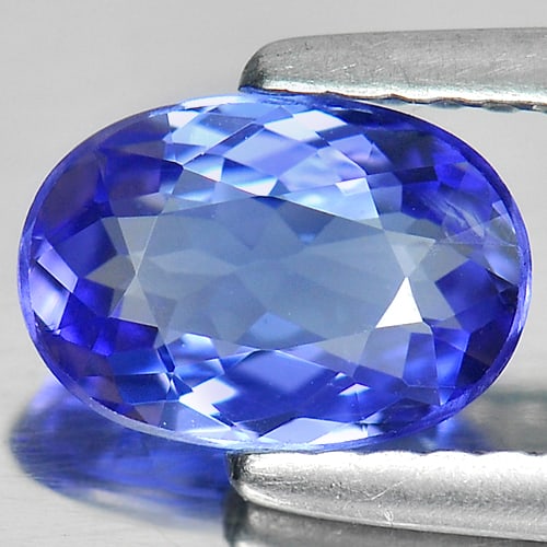Natural Blue Tanzanite Gemstones 1.04 Ct. Oval Shape 7.7 x 5.4 Mm. (1 of 3)