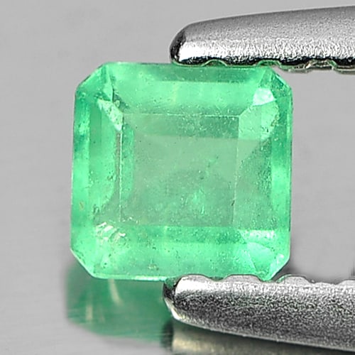 Natural Green Emerald Gemstones 0.19 Ct. Octagon Shape 3.5 x 3.4 Mm.: Product ID: 802403060 Product Name: Natural Emerald Weight: 0.19 CT. Size: 3.5 x 3.4 x 2 MM. Shape: Octagon Color: Green Clarity:SI Luster: Good Gems Origin: Columbia Treatment: Unheated Crystal Struc
