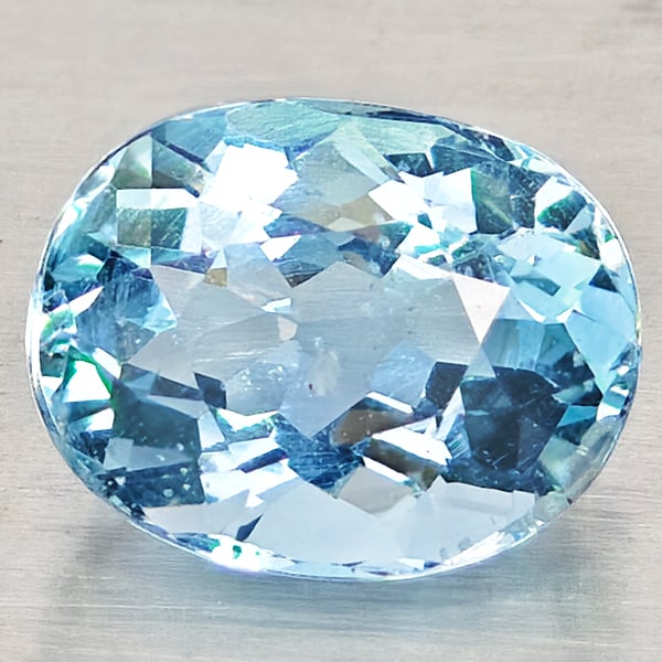 Natural Light Blue Aquamarine Gemstones 1.12 Ct. Oval Shape 7.2 x 5.6 Mm.: Product ID: 800812364 Product Name: Natural Aquamarine Weight: 1.12 CT. Size: 7.2 x 5.6 x 4.6 MM. Shape: Oval Color: Light Blue Clarity:VSI - SI1 Luster: Good Gems Origin: Brazil Treatment: Unheated C