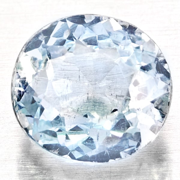 Natural Baby Blue Aquamarine Gemstones 1.51 Ct. Oval Shape 6.8 x 6.5 Mm.: Product ID: 800812270 Product Name: Natural Gemstones Weight: 1.51 CT. Size: 6.8 x 6.5 x 5.1 MM. Shape: Oval Shape Color: Baby Blue Clarity:SI1 Luster: Good Gems Origin: Brazil Treatment: Unheated Cry