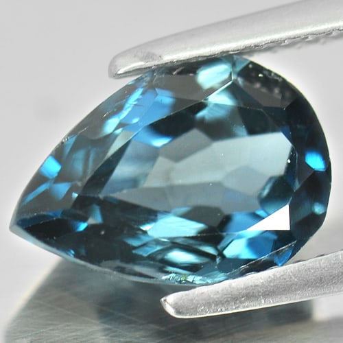 Natural London Blue Topaz Gemstones 3.54 Ct. Pear Shape 11.3 x 7.8 Mm.: Product ID: 807155772 Product Name: Natural Blue Topaz Weight: 3.54 CT. Size: 11.3 x 7.8 x 5.2 MM. Shape: Pear Color: London Blue Clarity:VSI Luster: Good Gems Origin: Brazil Treatment: Treated Crysta