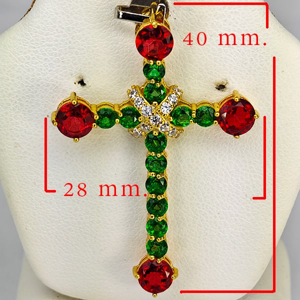 Natural Red and Green Topaz Gemstone with 925 Sterling Silver Pendant Jewelry Rose Gold Plated 3.10: Product ID: 808500364 Product Type: 925 Sterling Silver Fine Jewelry Jewelry Weight: 3.10 Grams. Gemstones Color: Multi-Color Metal: Solid Silver 92.5%. Gemstone Detail: Topaz At Your Service: At Trea