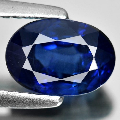 Natural Blue Sapphire Gemstone 1.74 Ct. Oval Shape 7.89 x 5.50 Mm. (1 of 4)