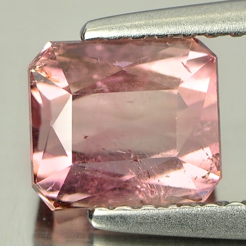 Natural Pink Tourmaline Gemstones 1.70 Ct. Octagon Shape 6.5 x 6 Mm.: Product ID: 807227338 Product Name: Natural Tourmaline Weight: 1.70 CT. Size: 6.5 x 6 x 4.6 MM. Shape: Octagon Color: Pink Clarity:SI Luster: Good Gems Origin: Nigeria Treatment: Unheated Crystal Stru