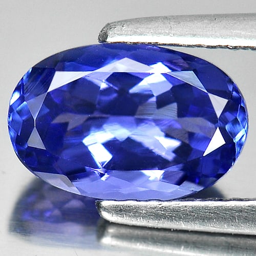Natural Blue Tanzanite Gemstones 1.83 Ct .Clean Oval Shape 9.17 x 5.98 Mm. (1 of 4)