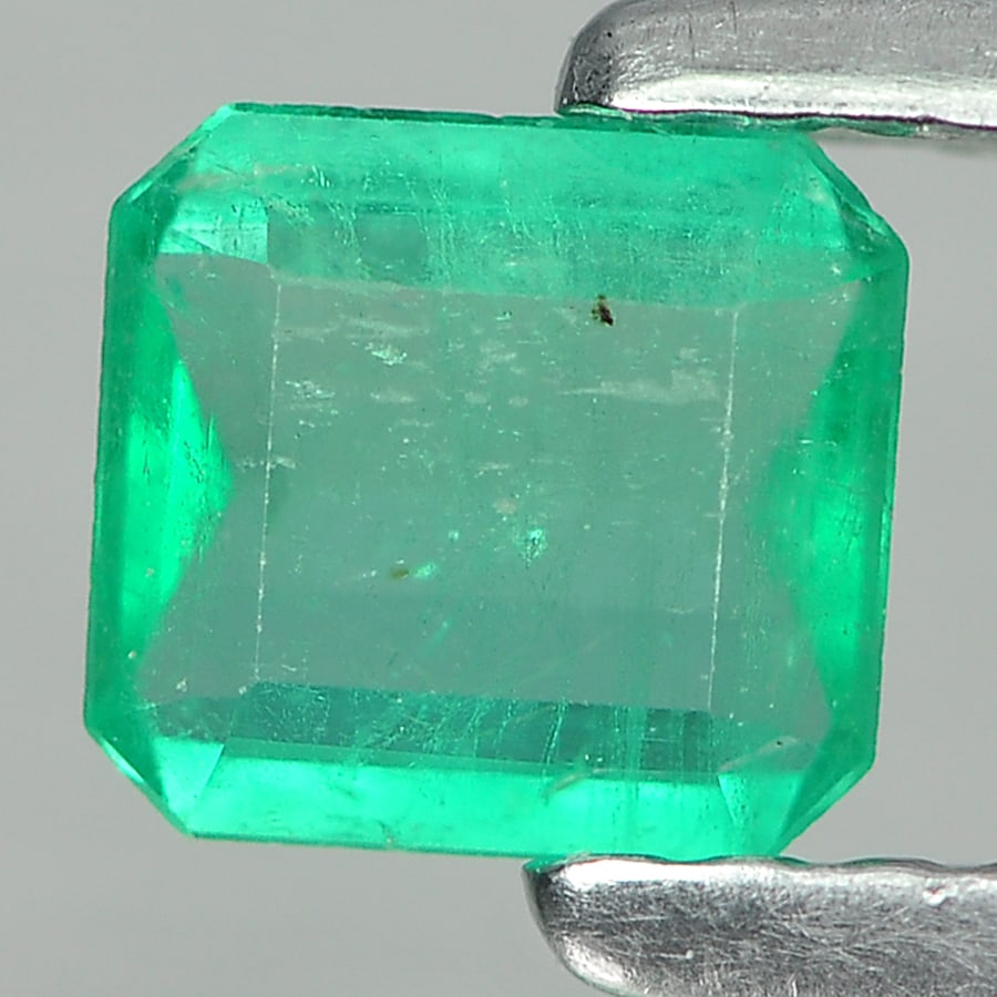 Natural Green Emerald Gemstones 0.37 Ct. Octagon Shape 8 x 4.5 Mm. (1 of 3)