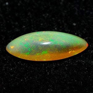 Natural Multi Color Opal Gemstones 1.62 Ct. Marquise Cabochon Shape 14.7 x 5.7 Mm. (1 of 3)