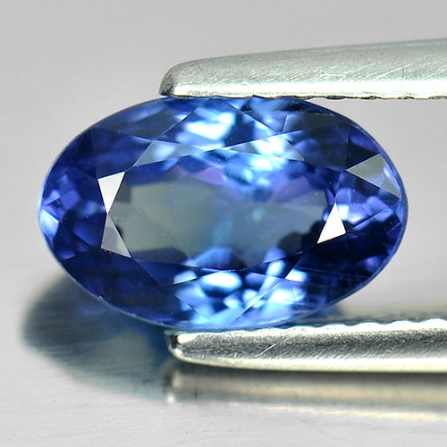 Natural Blue Tanzanite Gemstones 2.20 Ct. Clean Oval Shape 6.05 x 9.44 Mm. (1 of 4)