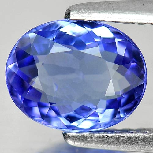 Natural Blue Tanzanite Gemstones 1.42 Ct. Oval Shape 7.9 x 6.4 Mm. (1 of 3)
