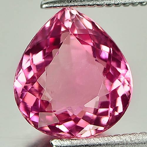 Natural Pink Tourmaline Gemstones 2.35 Ct. Pear Shape 9.2 x 8.2 Mm.: Product ID: 807243795 Product Name: Natural Tourmaline Weight: 2.35 CT. Size: 9.2 x 8.2 x 4.8 MM. Shape: Pear Color: Pink Clarity:VVS Luster: Very Good Gems Origin: Nigeria Treatment: Unheated Crystal