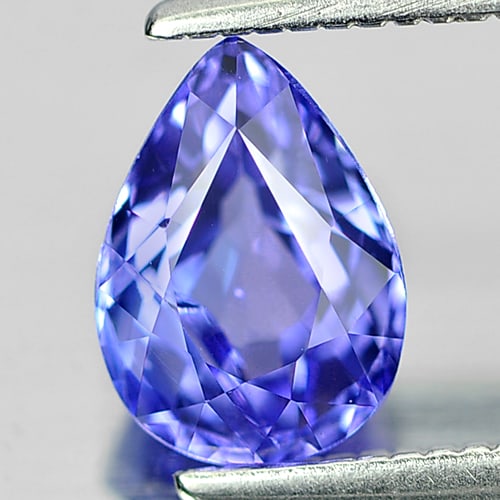 Natural Blue Tanzanite Gemstones 1.19 Ct. Pear Shape 7.6 x 5.5 Mm. (1 of 3)