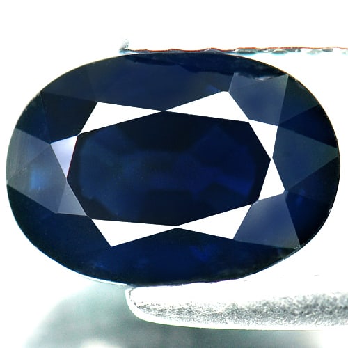 Natural Blue Sapphire Gemstones 1.64 Ct. Oval Shape 8.20 x 5.77 Mm. (1 of 4)