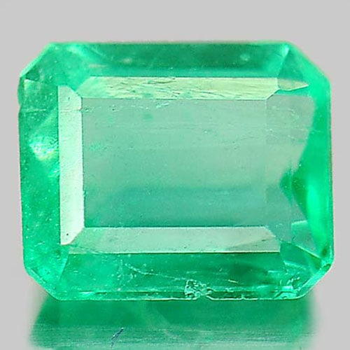 Natural Green Emerald Gemstones 0.29 Ct. Octagon Shape 4.8 x 4 Mm.: Product ID: 802403363 Product Name: Natural Emerald Weight: 0.29 CT. Size: 4.8 x 4 x 2.7 MM. Shape: Octagon Color: Green Clarity:SI Luster: Good Gems Origin: Columbia Treatment: Unheated Crystal Struc