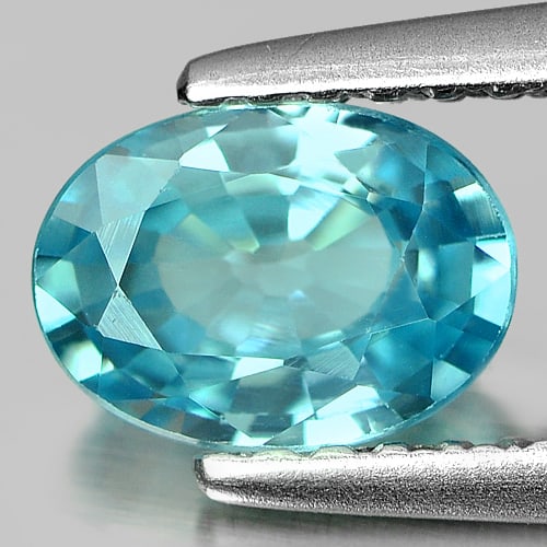 Natural Blue Zircon Gemstones 0.98 Ct. Clean Oval Shape 6.9 x 5 Mm.: Product ID: 807711013 Product Name: Natural Zircon Weight: 0.98 CT. Size: 6.9 x 5 x 2.8 MM. Shape: Oval Color: Blue Clarity:IF Luster: Good Gems Origin: Cambodia Treatment: Heated Crystal Structure: T