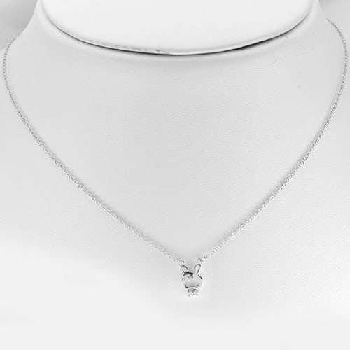 2925 Sterling Silver Necklace Jewelry White Gold Plated Length 17 Inch.: Product ID: 280540049 Product Type: 925 Sterling Silver Fine Jewelry Jewelry Weight: 2.40 Grams. Gemstones Color: Silver Metal: Solid Silver 92.5%. Gemstone Detail: About 2.40 Grams. Round White CZ Si
