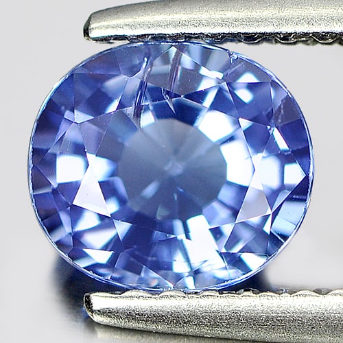 Natural Violetish Blue Tanzanite Gemstones 1.01 Ct. Oval Shape 6.5 x 5.8 Mm.: Product ID: 807004192 Product Name: Natural Tanzanite Weight: 1.01 CT. Size: 6.5 x 5.8 x 4.7 MM. Shape: Oval Color: Blue Clarity:SI Luster: Very Good Gems Origin: Tanzania Treatment: Heated Crystal St