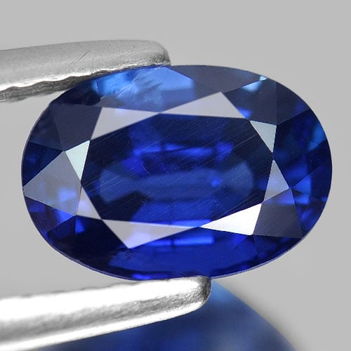 Natural Blue Sapphire Gemstones 2.05 Ct. Oval Shape 5.95 x 8.56 Mm. (1 of 4)