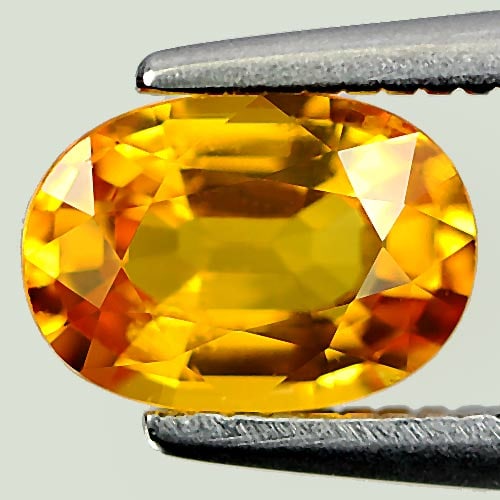 Natural Yellow Sapphire Gemstones 1.06 Ct. Oval Shape 7.1 x 5.1 Mm. (1 of 3)