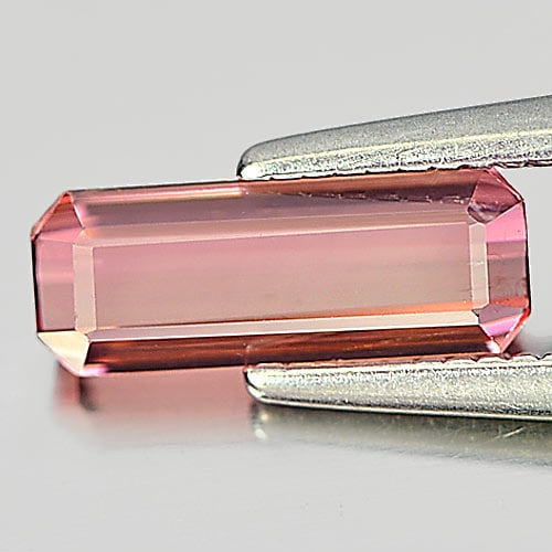 Natural Pink Tourmaline Gemstones 0.90 Ct. Clean Octagon Shape 9.3 x 3.5 Mm.: Product ID: 807248421 Product Name: Natural Tourmaline Weight: 0.90 CT. Size: 9.3 x 3.5 x 2.6 MM. Shape: Octagon Color: Pink Clarity:IF Luster: Very Good Gems Origin: Nigeria Treatment: Unheated Cryst