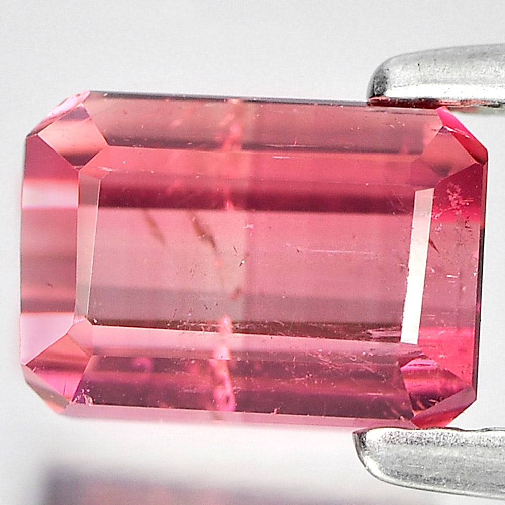 Natural Pink Tourmaline Gemstones 1.72 Ct. Octagon Shape 7.4 x 5.2 Mm.: Product ID: 807250285 Product Name: Natural Tourmaline Weight: 1.72 CT. Size: 7.4 x 5.2 x 4.5 MM. Shape: Octagon Color: Pink Clarity:VSI Luster: Good Gems Origin: Nigeria Treatment: Unheated Crystal S