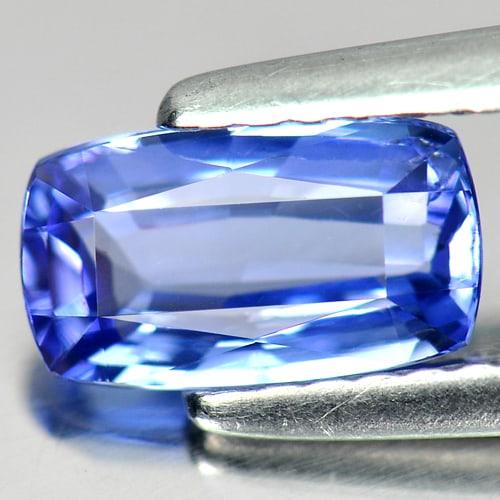 Natural Violetish Blue Tanzanite Gemstones 1.03 Ct. Cushion Shape 7.90 x 4.53 Mm.: Product ID: 807005777 Product Name: Natural Tanzanite Weight: 1.03 CT. Size: 7.90 x 4.53 x 3.02 MM. Shape: Cushion Color: Blue Clarity:VSI Luster: Good Gems Origin: Tanzania Treatment: Heated Crystal 