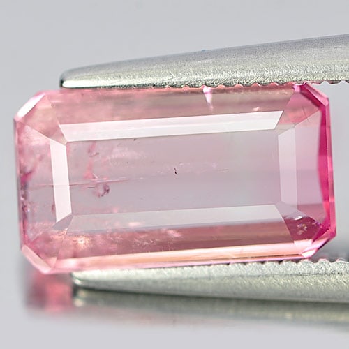 Natural Pink Tourmaline Gemstones 2.38 Ct. Octagon Shape 10.9 x 6.3 Mm. (1 of 3)