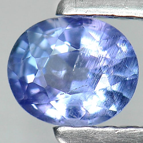 Natural Violetish Blue Tanzanite Gemstones 0.40 Ct. Oval Shape 5.1 x 4.3 Mm.: Product ID: 807007745 Product Name: Natural Tanzanite Weight: 0.40 CT. Size: 5.1 x 4.3 x 2.7 MM. Shape: Oval Color: Violetish Blue Clarity:SI Luster: Good Gems Origin: Tanzania Treatment: Heated Cryst