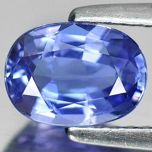 Natural Violetish Blue Tanzanite Gemstones 1.19 Ct. Oval Shape 7.66 x 5.57 Mm. (1 of 4)