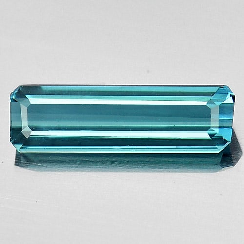 Natural Green Tourmaline Gemstones 1.08 Ct. Octagon Shape 12 x 3.6 Mm.: Product ID: 807246592 Product Name: Natural Tourmaline Weight: 1.08 CT. Size: 12 x 3.6 x 2.5 MM. Shape: Octagon Color: Blue Indicolite Clarity:VSI Luster: Good Gems Origin: Nigeria Treatment: Unheated